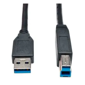 Cable Para Dispositivo Usb 3.0 Superspeed A-B(M/M) Negro, 1.83 M / 6 Pies.