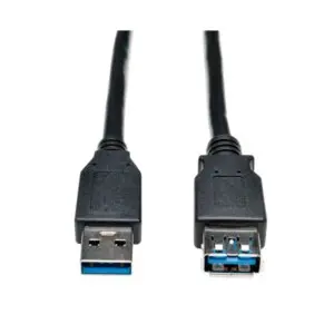 Cable De Extensión Usb 3.0 Superspeed (M/H) Negro, 1.83 M (6 Pies)
