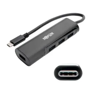 Hub Usb Type-C, Portátil Tripp-Lite U460-004-4Ab, 4 Puertos Usb 3.1, Thunderbolt, 5 Gbps.