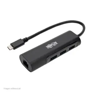 Hub Usb Type-C, Portátil Tripp-Lite U460-003-3A1Gb, 3 Puertos Usb 3.1, Rj45, 5 Gbps.