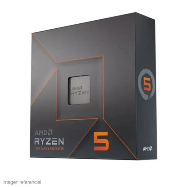 Procesador Amd Ryzen 5 7600X 4.7/5.3Ghz, 32Mb L3, 6-Core, Am5, 5Nm, 105W.