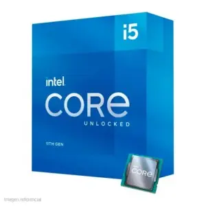 Procesador Intel Core I5-11600K 3.90 / 4.90 Ghz, 12 Mb Caché L3, Lga1200, 125W, 14 Nm.
