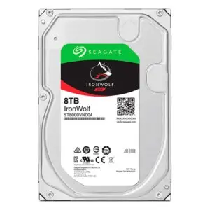 Disco Duro Seagate Ironwolf Nas St8000Vn004, 8Tb, Sata 6Gb/S, 7200Rpm, 256Mb Cache, 3.5".