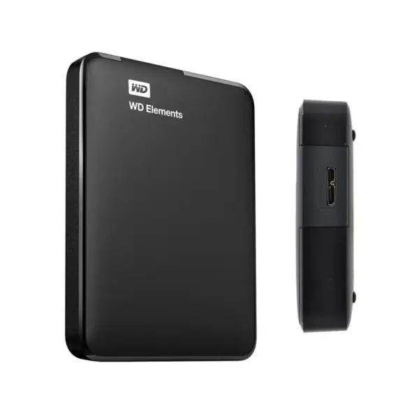 Disco Duro Externo Western Digital Elements Portable, 1 Tb, Usb 3.0, Negro.
