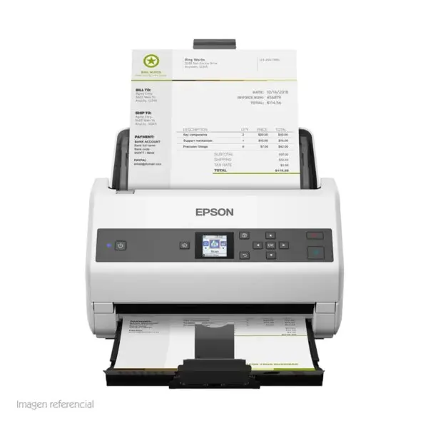 Escáner De Documento Epson Workforce Ds-870, 600Dpi, 65 Ppm / 130 Ipm, Adf. - Imagen 2
