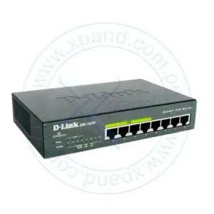 Switch D-Link Dgs-1100-08P, Capa 2, 8 Puertos Rj-45 Lan Gbe, Poe, Auto Mdi/Mdix.