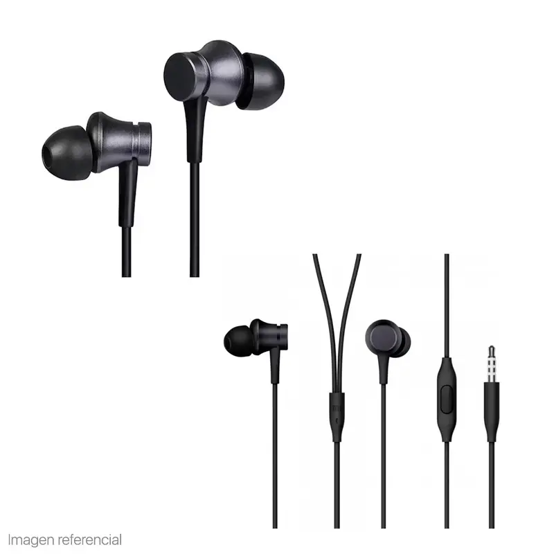 Mi In-Ear Headphones (Auriculares) Basic, 3.5Mm, Microfono Incorporado,  Color Negro - iDeb Tech