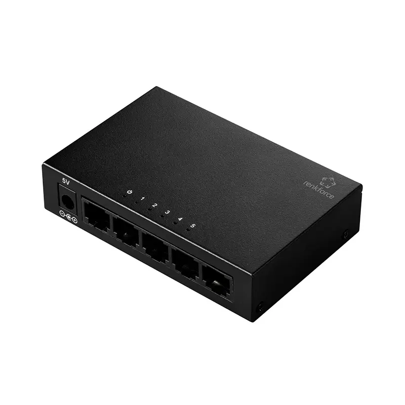 Switch Red Rj45 Switch De Red Rj45 Renkforce Rf-6385004 De 5 Puertos Y 1 Gbit/S - iDeb Tech